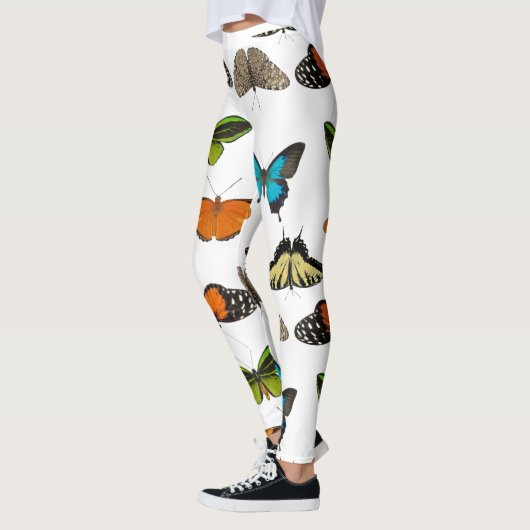 Diverse kleuren van het ontwerp van de vlinder en leggings (Links)