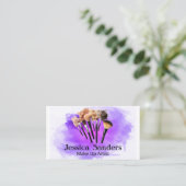 Diverse make-uppenselen | Waterverf Visitekaartje (Staand voorkant)