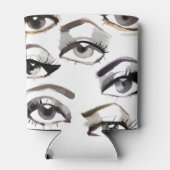 Diverse ogen, wimpers, make-upontwerp. blikjeskoeler (Achterkant)