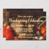 Diverse Oogsten Thanksgiving Aangepast Kaart (Voorkant / Achterkant)