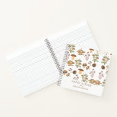 Diverse paddenstoelen gepersonaliseerd notitieboek (Binnen)