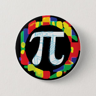 Diverse Pi Day Symbolen Rounds Ronde Button 5,7 Cm