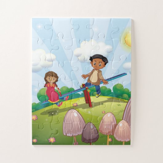 Diverse producten van kinderen — I Love Masala Me Legpuzzel (Verticaal)