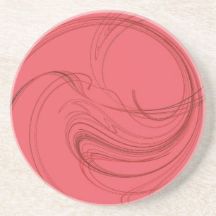 Diverse reeks-4— Roze Onderzetter 1 van