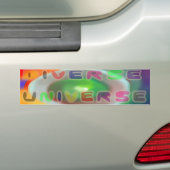 Diverse Universe Bumpersticker (Op auto)