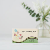 Diverse Visitekaartjes bloemen (Staand voorkant)