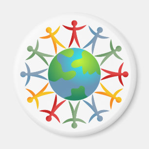 Diverse wereld magneet