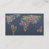 Diverse wereld visitekaartje (Achterkant)