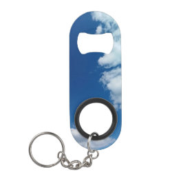 Diverse wolken mini flessenopener
