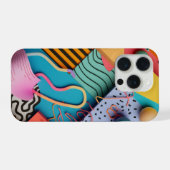 Diverses formes 3D avec des motifs de lignes (Verso Horizontal)