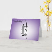 Diversité Designs Boy Curvy Archer Carte (Fleur jaune)