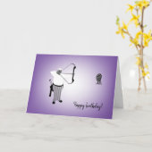 Diversité Designs Curvy Boy Archer Carte d'anniver (Fleur jaune)