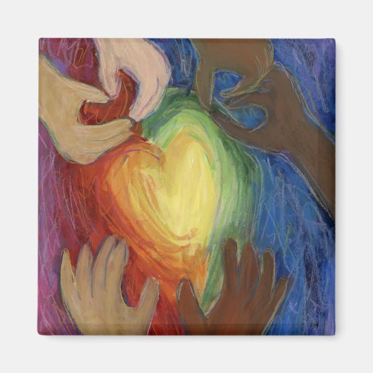 Diversité, équité et inclusion (DEI) Fridge Magnet (Devant)