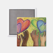 Diversité, équité et inclusion (DEI) Fridge Magnet (Recto/Verso)