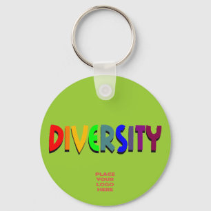 Diversiteit Aangepaste Olive Green Sleutelhanger