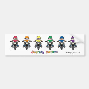 Diversiteit Bumpersticker