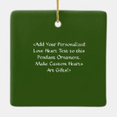 Diversiteit DEI Hearts Holiday Gift Ornaments Keramisch Ornament (Achterkant)