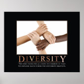 Diversiteit Demotivationeel Poster (Voorkant)