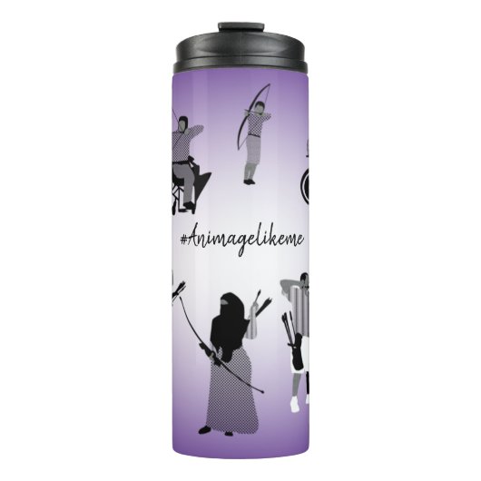 Diversiteit Design Archery Tumbler Thermosbeker (Voorkant)