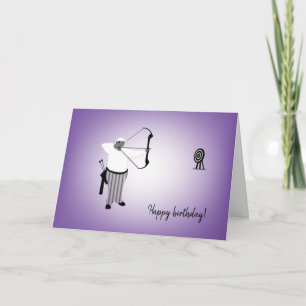 Diversiteit Design Curvy Boy Archer Birthday Kaart
