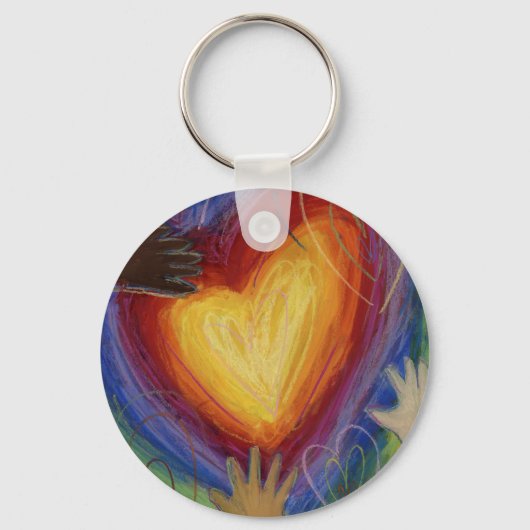 Diversiteit, eigen vermogen & inclusief DEI-Sleute Sleutelhanger (Voorkant)