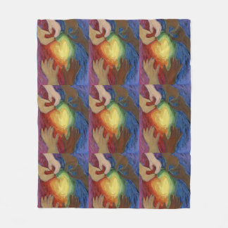 Diversiteit, eigen vermogen, inclusief rugleuning fleece deken