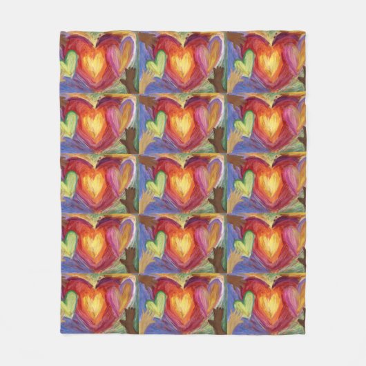 Diversiteit, eigen vermogen, inclusief rugleuning fleece deken (Voorkant)