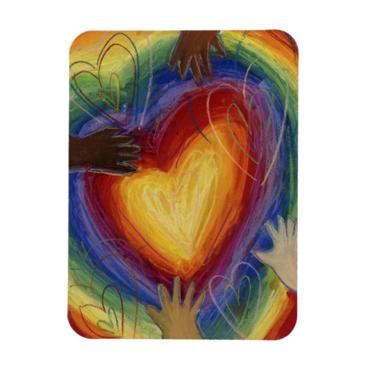 Diversiteit, Eigen vermogen & Inclusion (DEI) Frid Magneet (Verticaal)