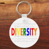 DIVERSITEIT, Gay Lesbian Sleutelhanger (Voorkant)