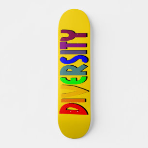 Diversiteit (Geel goud) Skateboard