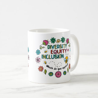Diversiteit Gelijkheid Inclusie Koffiemok