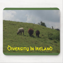 Diversiteit in Ierland Mousepad Irish Muismat