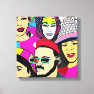 Diversiteit is Fun Canvas Afdruk