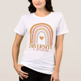 Diversiteit is mooi Tri-Blend shirt