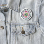 Diversiteit is mooie wereld ronde button 5,7 cm (In situ)
