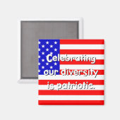 Diversiteit is patriottisch magneet (Voorkant / Achterkant)