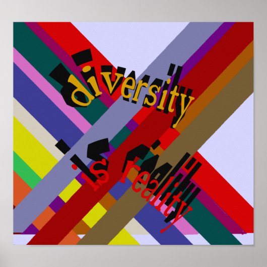 Diversiteit is Poster van realiteit (Voorkant)