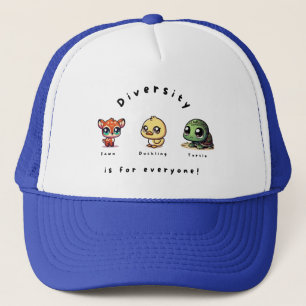 Diversiteit is voor alle leeftijden trucker pet