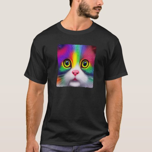 Diversiteit Liefde Geluk Vrede Creative Cute Rainb T-shirt (Voorkant)