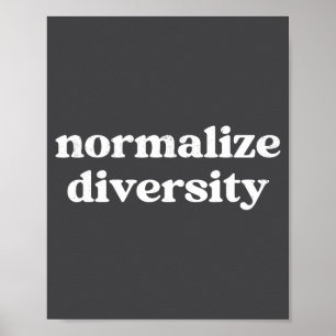 Diversiteit Normaliseren Poster