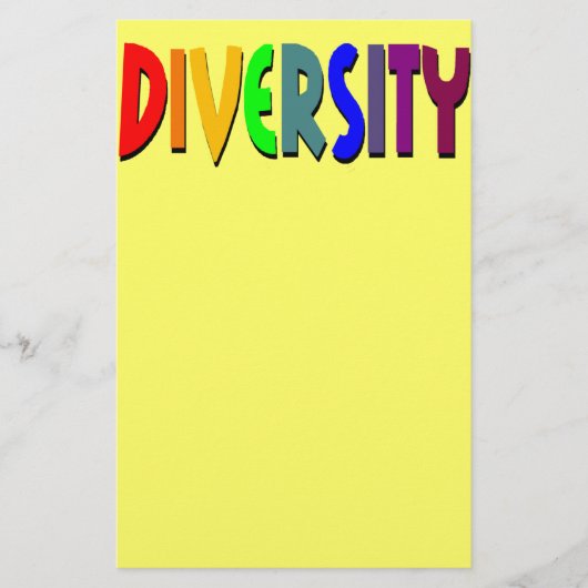 Diversiteit (regenboog) Papier (Voorkant)