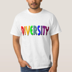 Diversiteit (regenboog) t-shirt