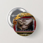 Diversiteit Ronde Button 5,7 Cm (Voorkant /achterkant)