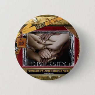 Diversiteit Ronde Button 5,7 Cm