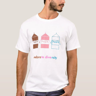 Diversiteit vieren t-shirt