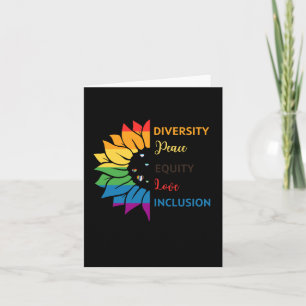 Diversiteit Vrede Equity Liefde Inclusie – Rainbow Kaart