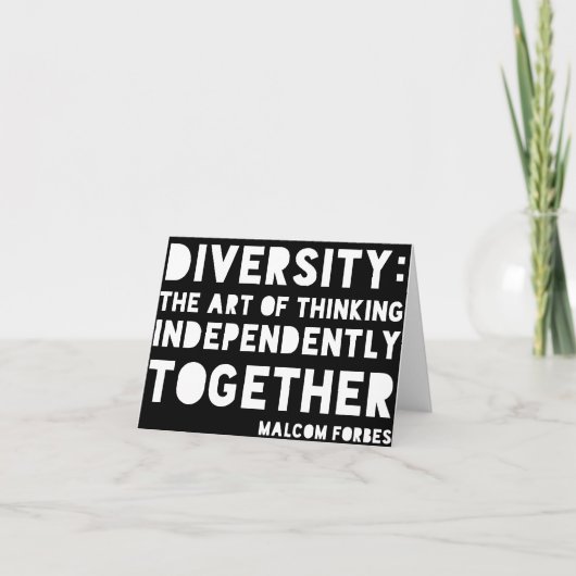 Diversiteitsbriefkaarten Kaart (Voorkant)
