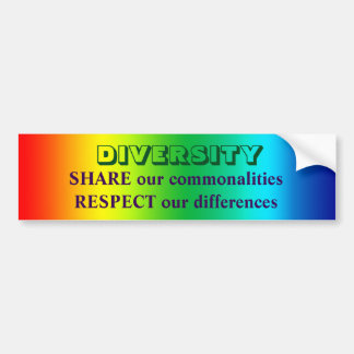 DIVERSITEITSbumper sticker