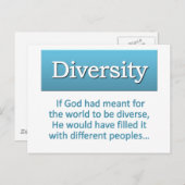 Diversiteitsdefinitie Briefkaart (Voorkant / Achterkant)