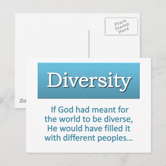Diversiteitsdefinitie Briefkaart (Voorkant / Achterkant)